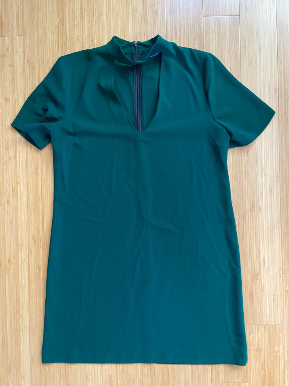 Zara Teal Cut Out Dress